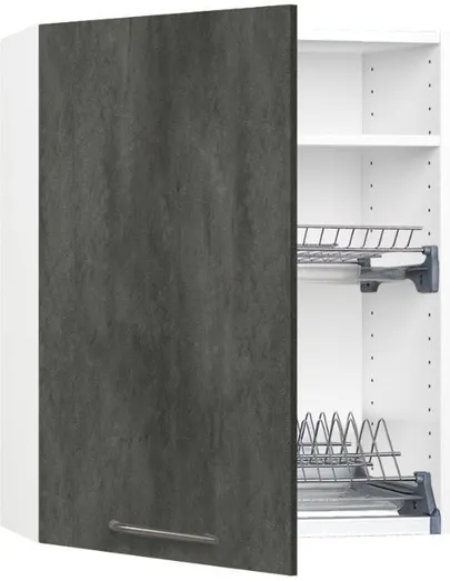 Кухонный шкаф модульной системы BlanKit G60.1.D White+CementDark.M361 U4