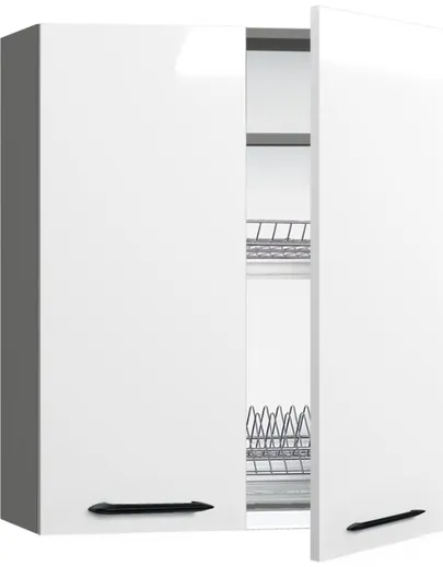 Кухонный шкаф модульной системы BlanKit G60.D Graphite+White.G382 M