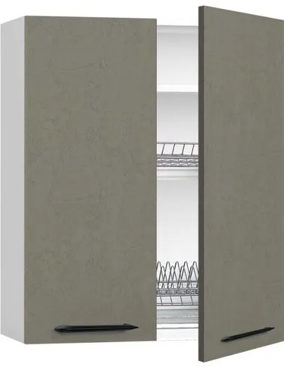 Кухонный шкаф модульной системы BlanKit G60.D White+Cement Gothic.M389 M