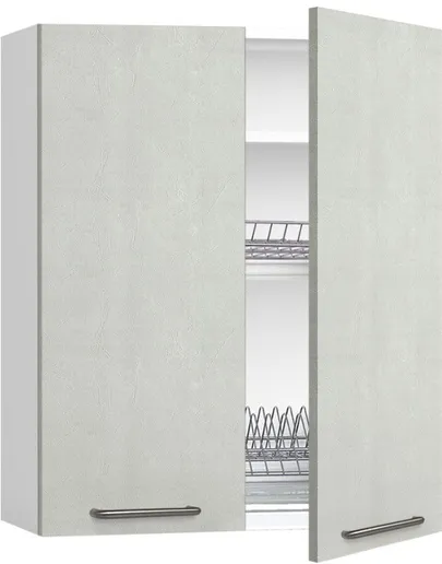 Кухонный шкаф модульной системы BlanKit G60.D White+Concrete cream.353 U4