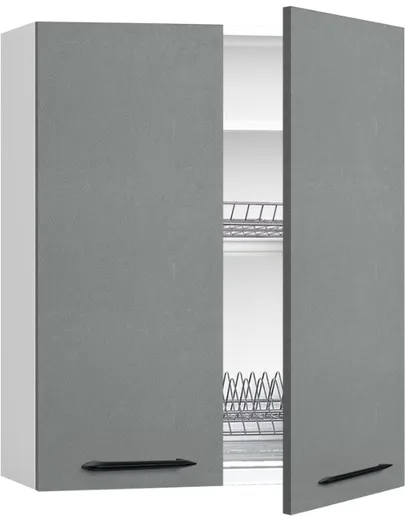 Кухонный шкаф модульной системы BlanKit G60.D White+Concrete gray.352 M