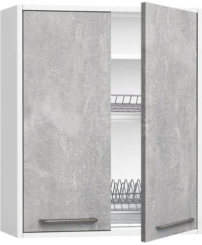 Кухонный шкаф модульной системы BlanKit G60.D White+Industrial SG U4
