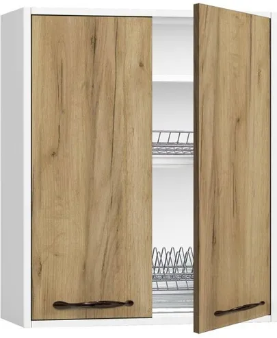 Кухонный шкаф модульной системы BlanKit G60.D White+Oak Kraft Gold К003 M2