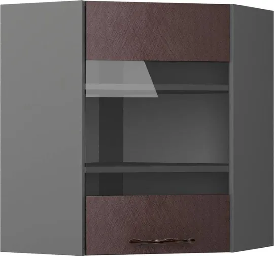 Кухонный шкаф модульной системы BlanKit G60NW Graphite+BrushBronze.M369 M2