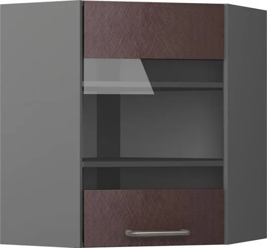 Кухонный шкаф модульной системы BlanKit G60NW Graphite+BrushBronze.M369 U4