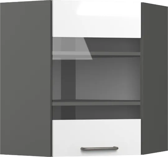 Кухонный шкаф модульной системы BlanKit G60NW Graphite+White.G382 U4