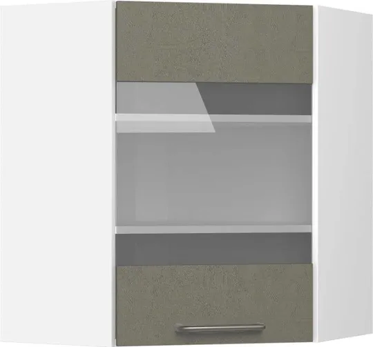 Кухонный шкаф модульной системы BlanKit G60NW White+Cement Gothic.M389 U4