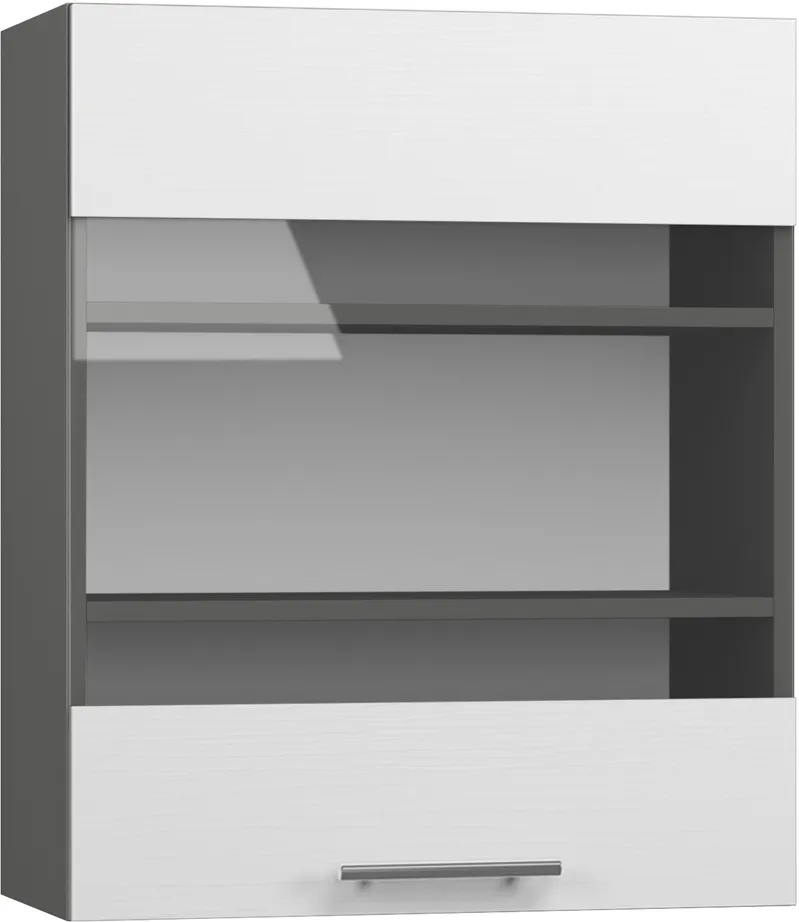 Кухонный шкаф модульной системы BlanKit G60W Graphite+OakWhite.266