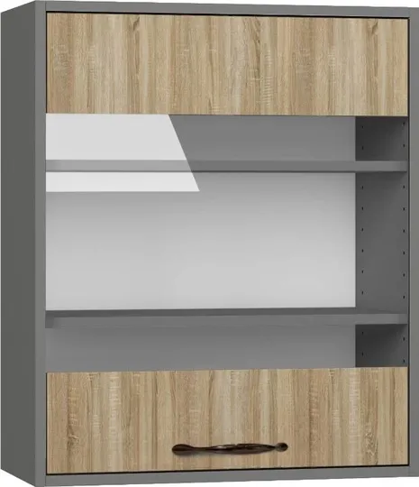 Кухонный шкаф модульной системы BlanKit G60W Graphite+Sonoma.3025 M2