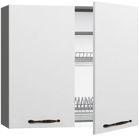 Кухонный шкаф модульной системы BlanKit G80.D Graphite+OakWhite.266 M2