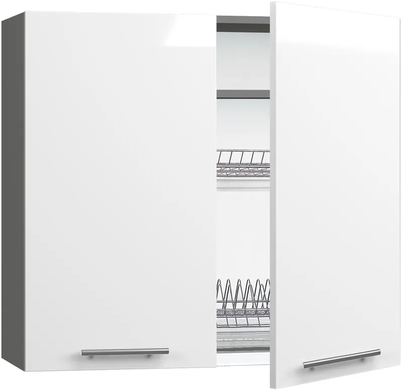 Кухонный шкаф модульной системы BlanKit G80.D Graphite+White.G382