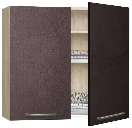 Кухонный шкаф модульной системы BlanKit G80.D Sonoma+BrushBronze.M369 U4
