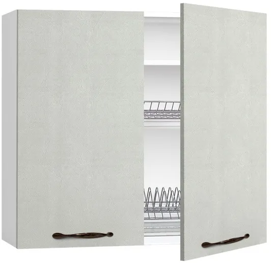 Кухонный шкаф модульной системы BlanKit G80.D White+Concrete cream.353 M2