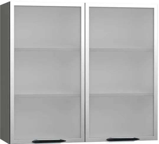 Кухонный шкаф модульной системы BlanKit G80W Graphite+ALU Satin M