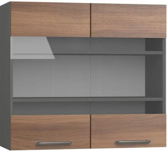 Кухонный шкаф модульной системы BlanKit G80W Graphite+Chicory dark.395 U4