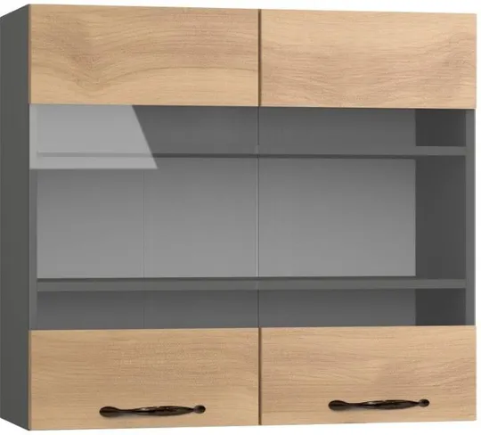 Кухонный шкаф модульной системы BlanKit G80W Graphite+Chicory light.394 M2