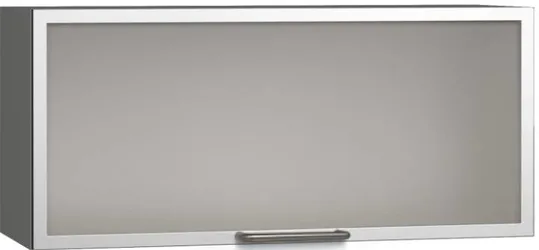 Кухонный шкаф модульной системы BlanKit G80W.h36 Graphite+ALU Satin U4