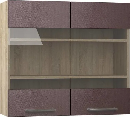 Кухонный шкаф модульной системы BlanKit G80W Sonoma+BrushBronze.M369 U4