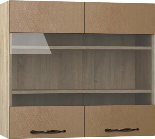 Кухонный шкаф модульной системы BlanKit G80W Sonoma+BrushCaramel.M378 M2