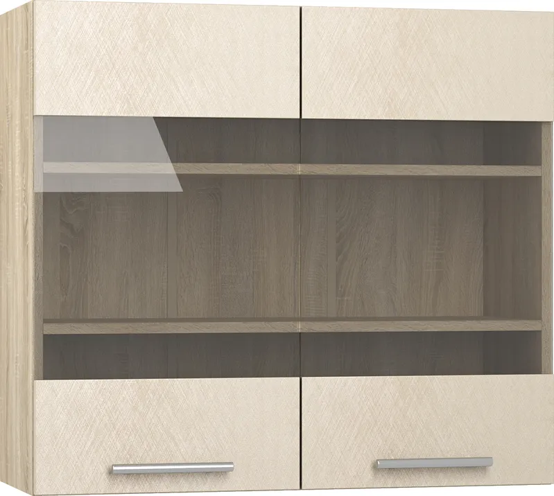 Кухонный шкаф модульной системы BlanKit G80W Sonoma+BrushCreamy.M273