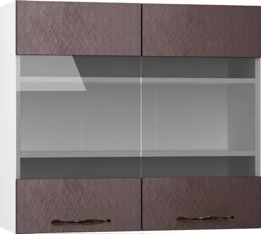 Кухонный шкаф модульной системы BlanKit G80W White+BrushBronze.M369 M2
