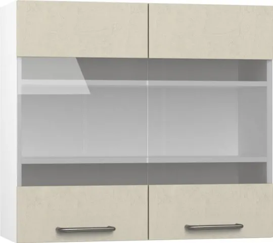 Кухонный шкаф модульной системы BlanKit G80W White+CementAlmonds.M283 U4
