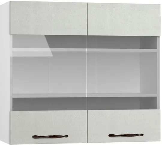 Кухонный шкаф модульной системы BlanKit G80W White+Concrete cream.353 M2