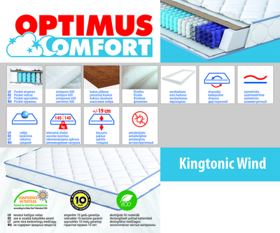 Matracis 140*200 Kingtonic Wind