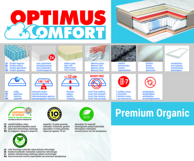 Matracis 180*200 Premium Organic
