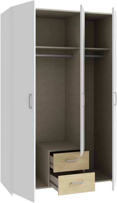 Шкаф для одежды с вешалкой Econobox ECBS832