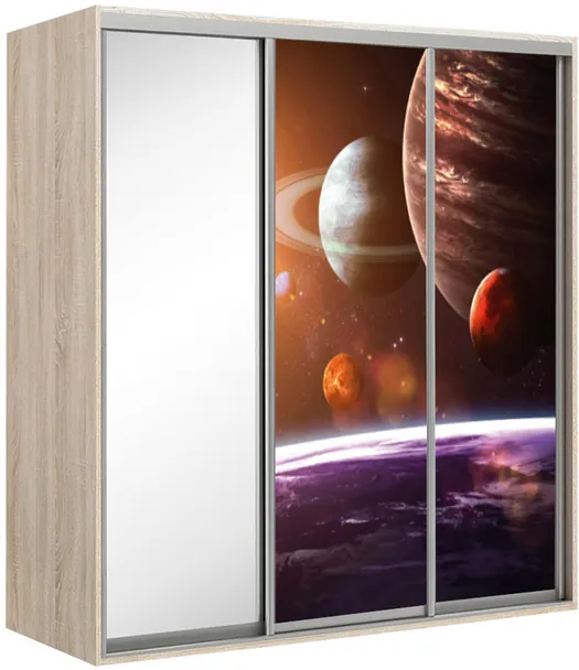 Шкаф для одежды с вешалкой Elma 2123-1-SFF-60