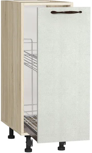 Skapis BlanKit D30C Sonoma+Concrete cream.353 M2
