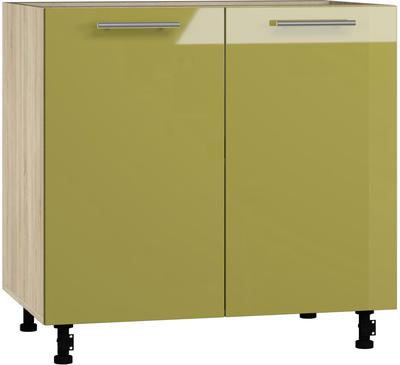 Skapis BlanKit D90 Sonoma+Lemon.G425 R128