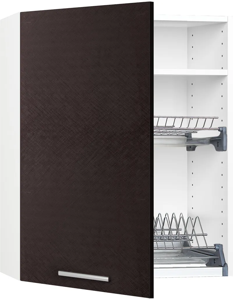 Skapis BlanKit G60.1.D White+BrushBronze.M369