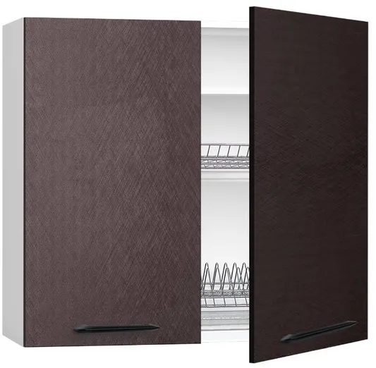 Skapis BlanKit G80.D White+BrushBronze.M369 M