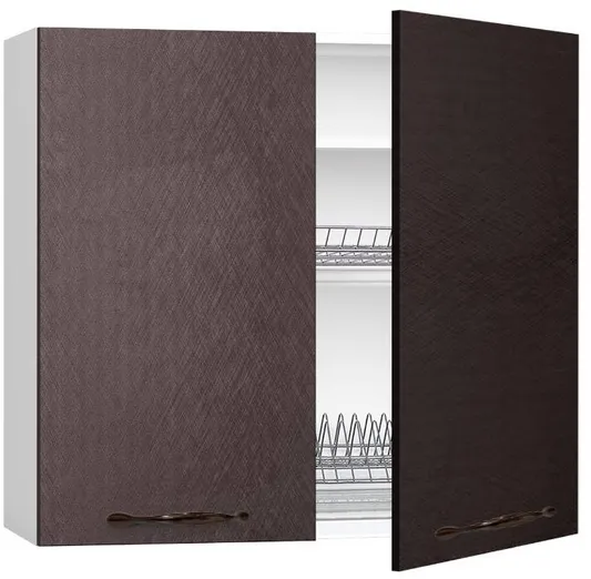 Skapis BlanKit G80.D White+BrushBronze.M369 M2