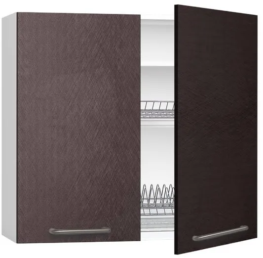 Skapis BlanKit G80.D White+BrushBronze.M369 U4