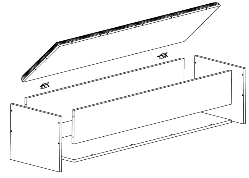 Табурет/ скамья/ кухонный уголок Monika
