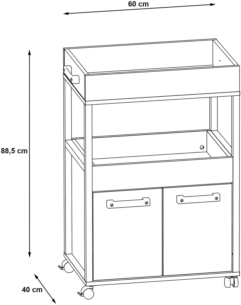 Teenindavad kärud Home Bar HMBK201