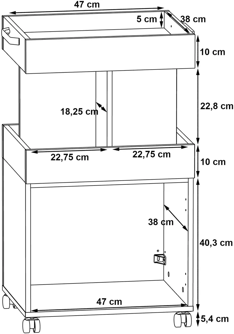 Teenindavad kärud Home Bar HMBK203