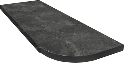 Tööpinnad / ühendused / profiilid Black Concrete 3045x600x38mm A