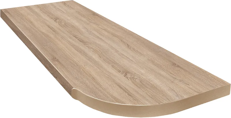 Tööpinnad / ühendused / profiilid Light Sonoma Oak 2000x600x38mm
