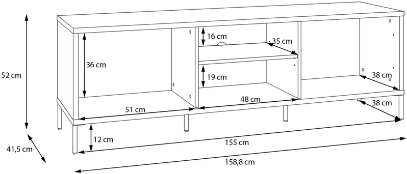 TV-alus Seravel  SVLT131