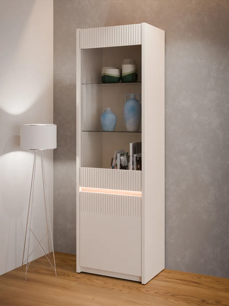 Витрина / полка со стеклом Oak Squere OSQV811B