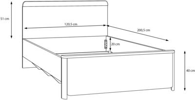 Voodi Surfinio SFNL1121 120
